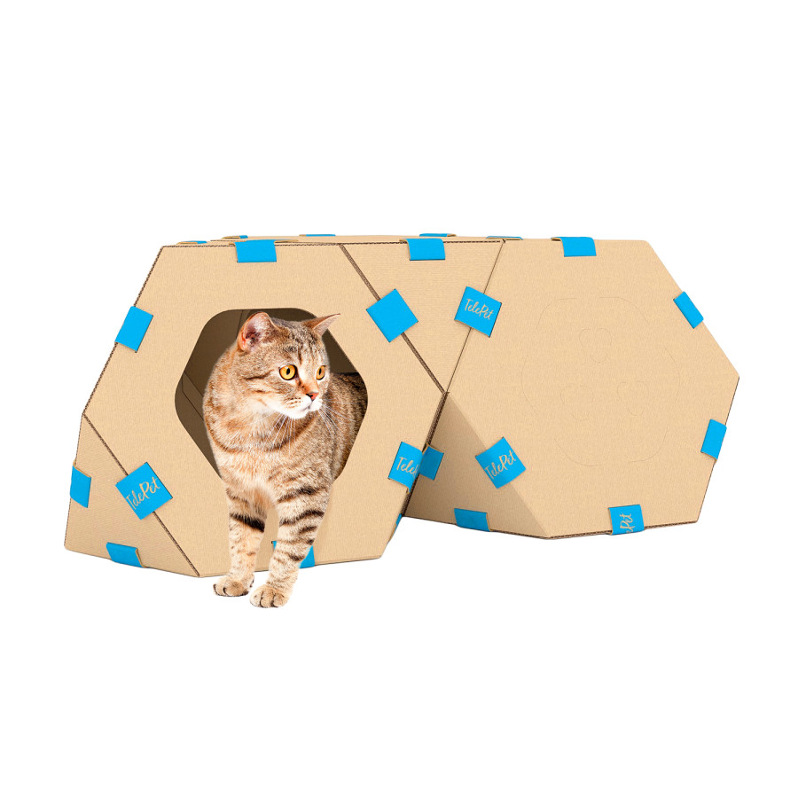 Модульний будиночок для котів TelePet - багатофункціональний комплекс для гри та відпочинку