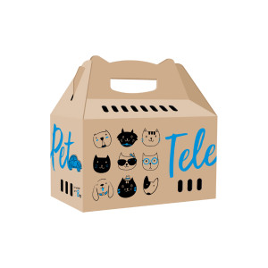 Коробка-переноска TelePet - недорога і функціональна альтернатива пластиковим боксам-переноскам