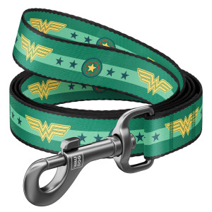 WAUDOG Nylon dog leash, pattern "Wonder Woman 2" DC Comics