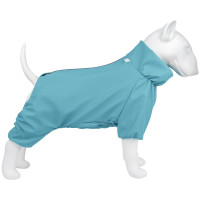 Дощовик для собак WAUDOG Clothes, водонепроникний, блакитний
