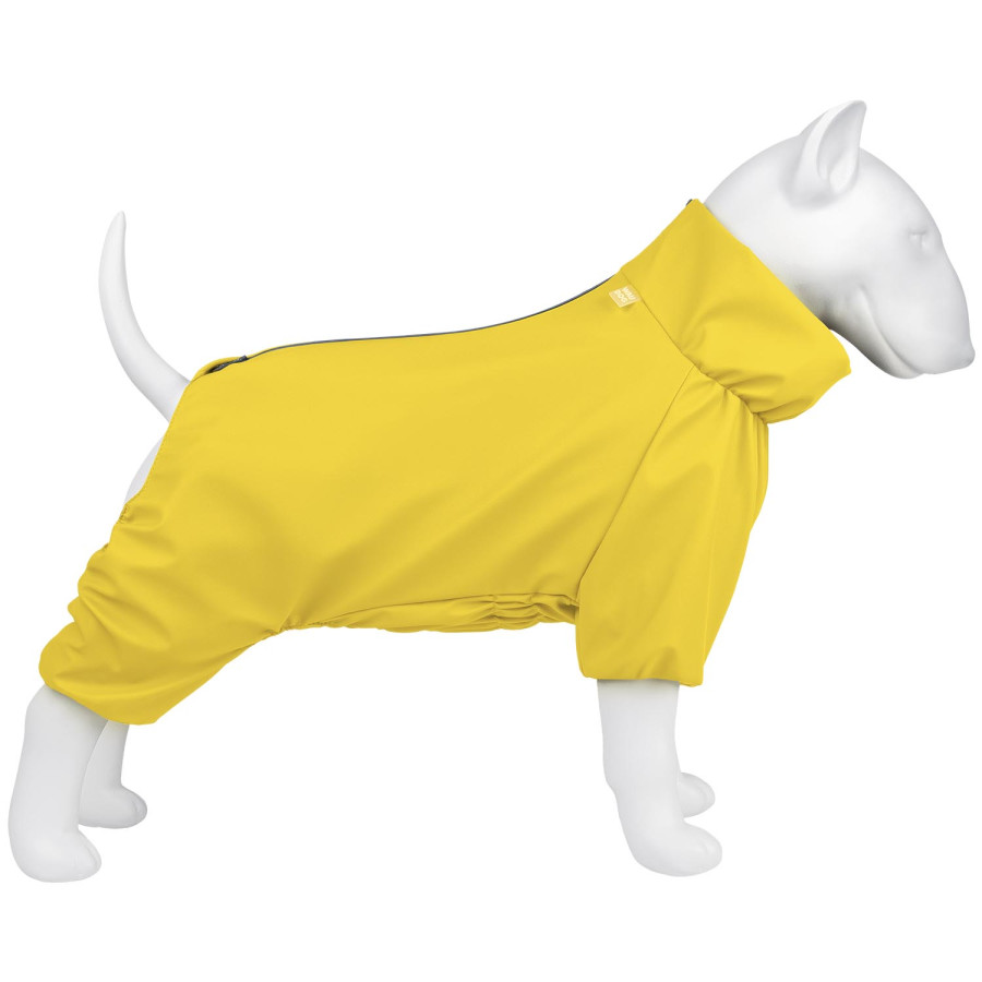 Дощовик для собак WAUDOG Clothes, водонепроникний, жовтий