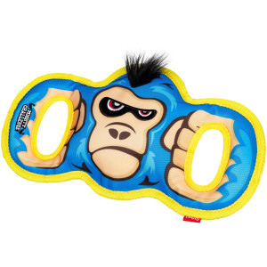 Іграшка для великих собак Горила з пищалкою GiGwi MIGHTY CHALLENGE, зносостійкий текстиль, L, 34 см