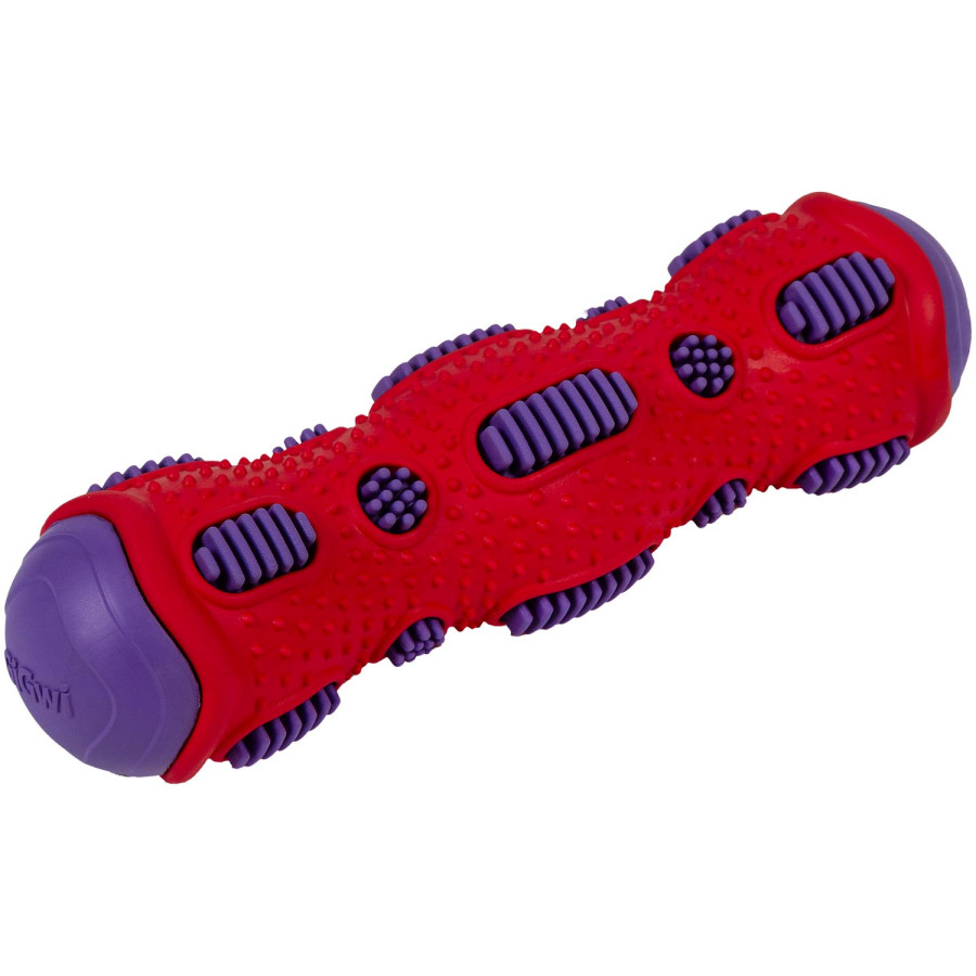 Іграшка для собак GiGwi Toothbrush Stick з ефектом тріску, термопластична гума, 21 см