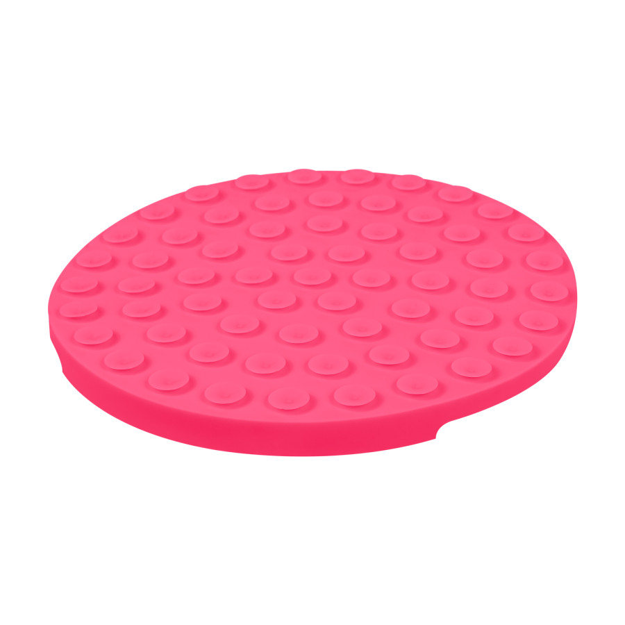 Килимок для злизування і повільного харчування WAUDOG Silicone, 211х211х30 мм, рожевий