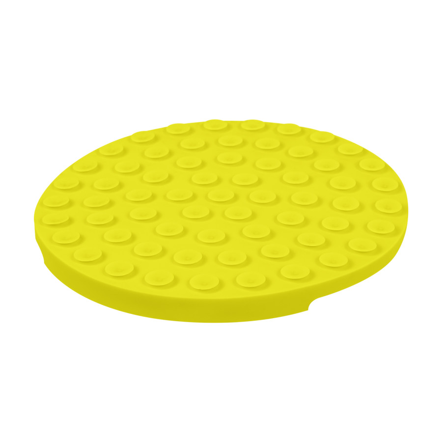 Килимок для злизування і повільного харчування WAUDOG Silicone, 211х211х30 мм, жовтий