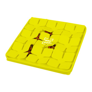 Килимок для пошуку корму WAUDOG Silicone, 205х205х17 мм, жовтий