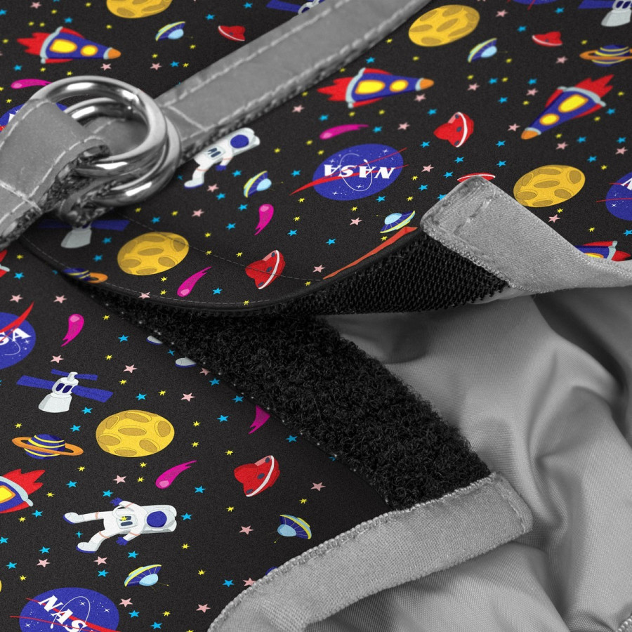 Harness WAUDOG Clothes with QR tag, pattern "NASA"