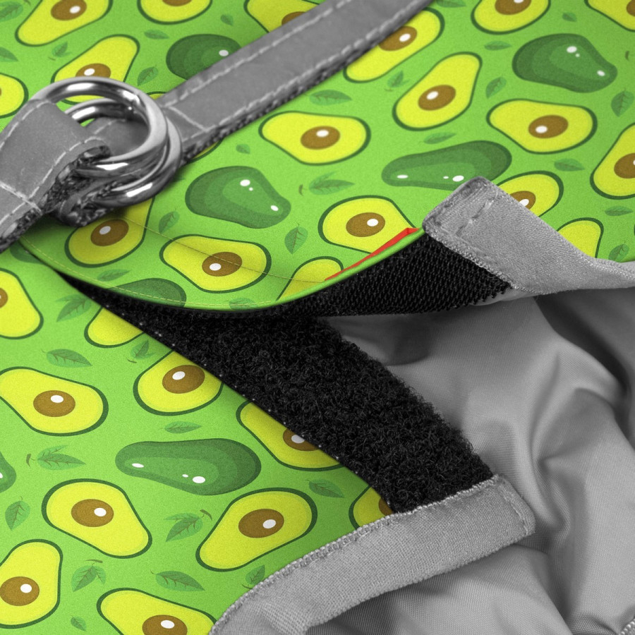 Harness WAUDOG Clothes with QR tag, pattern "Avocado"