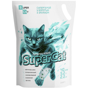 Силикагелевый наполнитель SuperCat для кошачьих туалетов, 2.2 кг