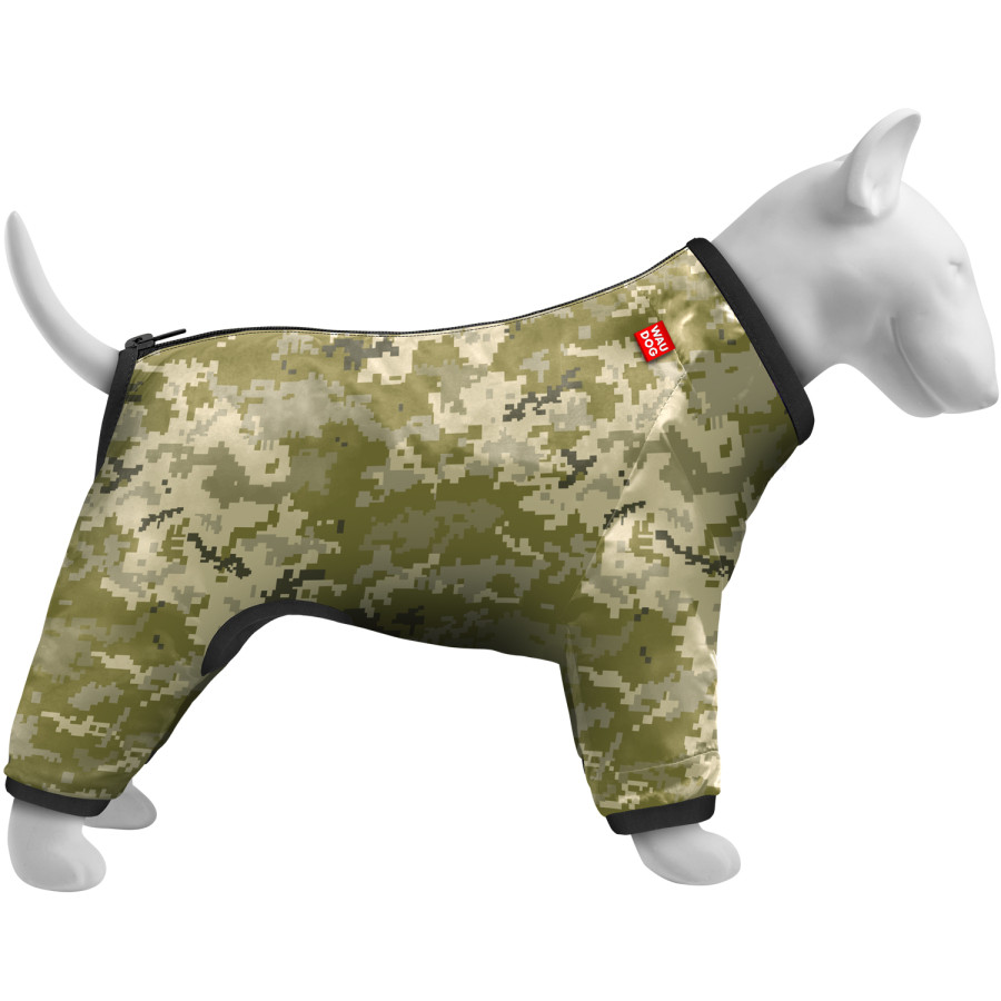 Вітровка для собак WAUDOG Clothes, малюнок "Мілітарі"