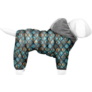 Комбінезон для собак WAUDOG Clothes, малюнок "Луска"