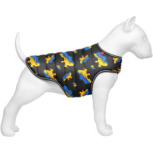 Курточка-накидка для собак WAUDOG Clothes, рисунок "Дом"