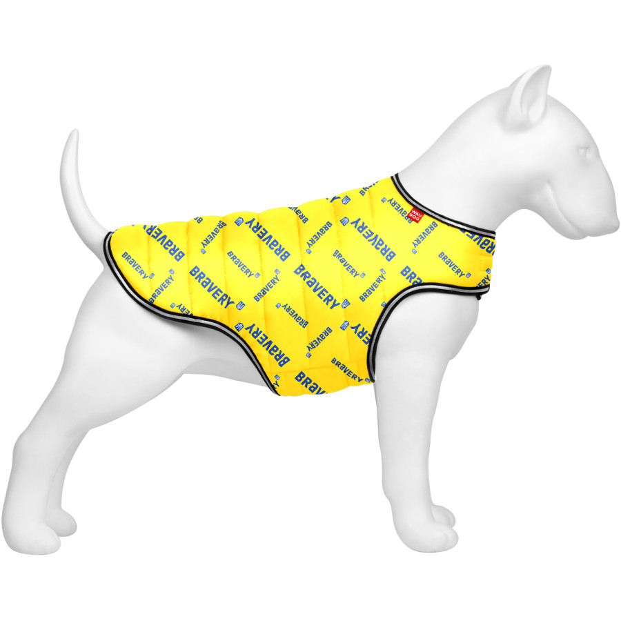 Курточка-накидка для собак WAUDOG Clothes, рисунок "Смелость"