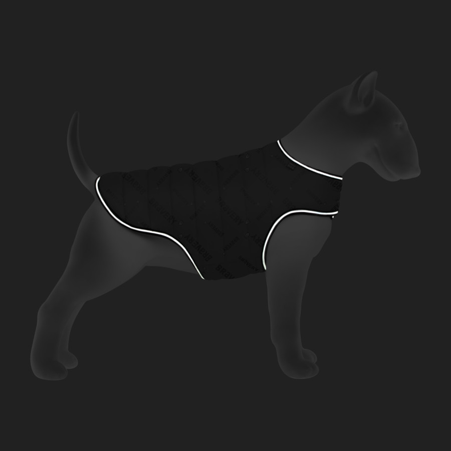 Куртка-накидка для собак WAUDOG Clothes, малюнок "Сміливість"