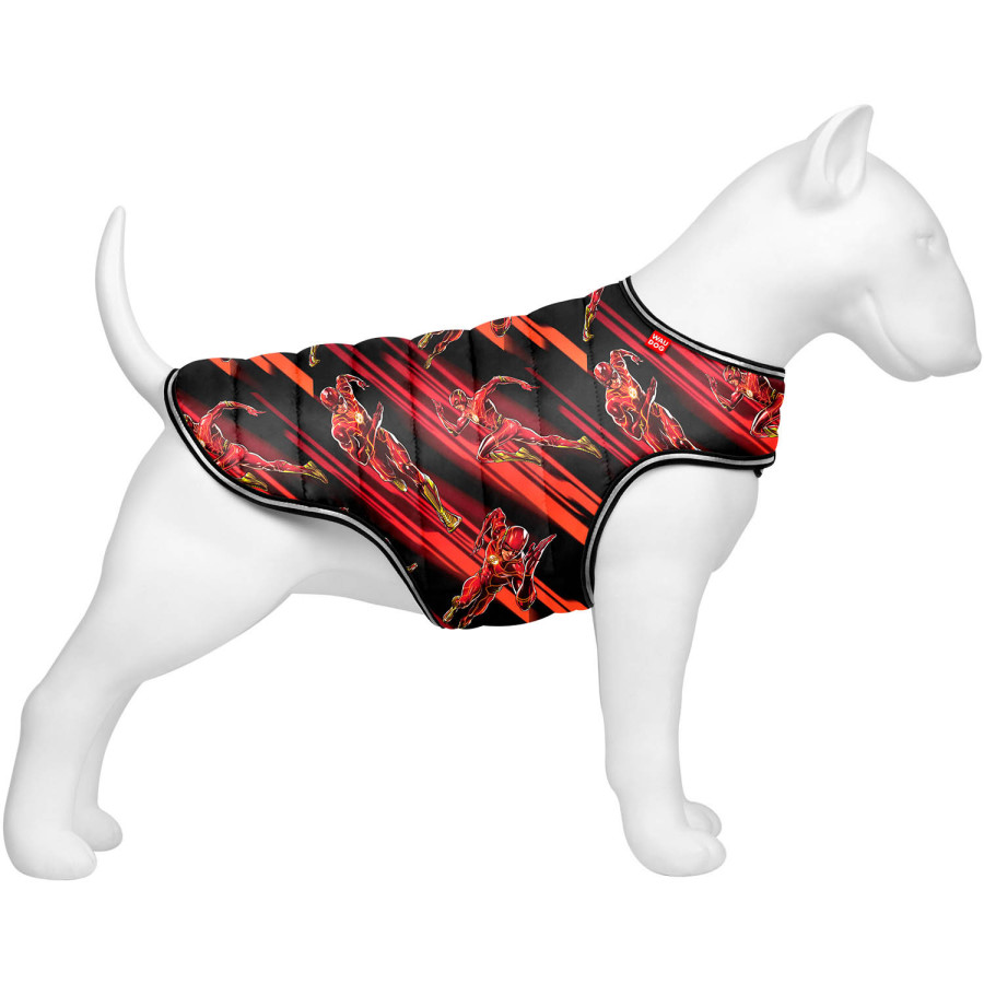 Курточка-накидка для собак WAUDOG Clothes, малюнок "Швидкість Флеша"