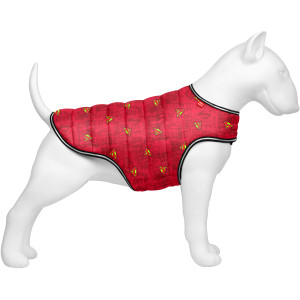 Курточка-накидка для собак WAUDOG Clothes, рисунок "Супермен красный"