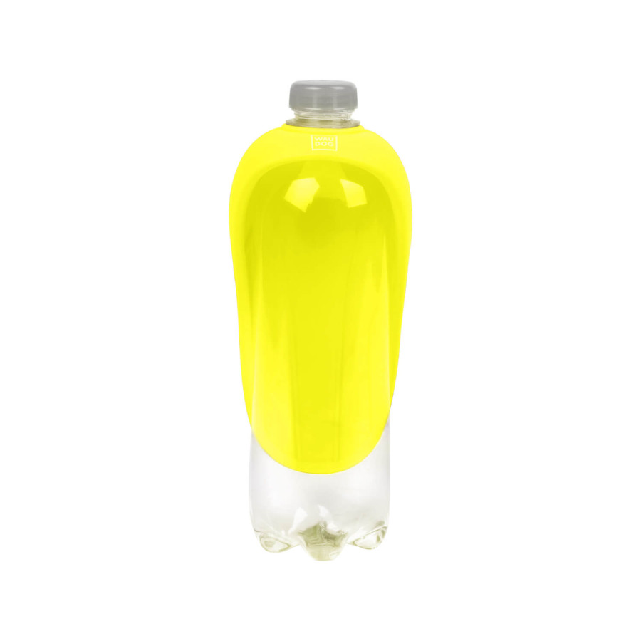Поилка-насадка на бутылку WAUDOG Silicone, 165х90 мм, желтая