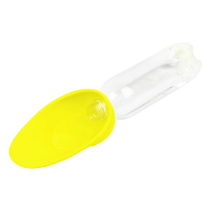 Поилка-насадка на бутылку WAUDOG Silicone, 165х90 мм, желтая