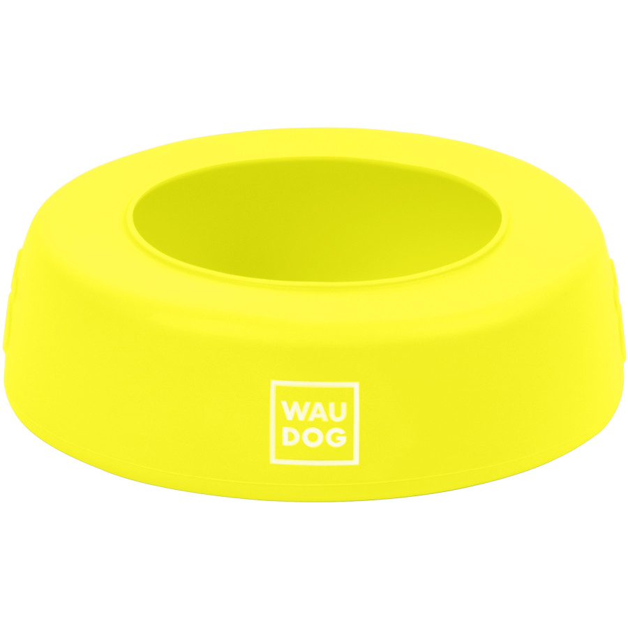 Миска-непроливайка WAUDOG Silicone, 750 мл, жовта