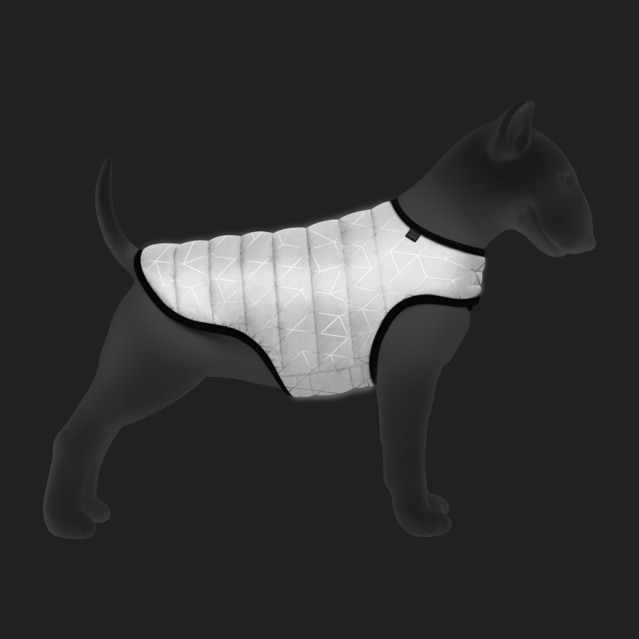 Куртка-накидка для собак WAUDOG Clothes світловідбивна