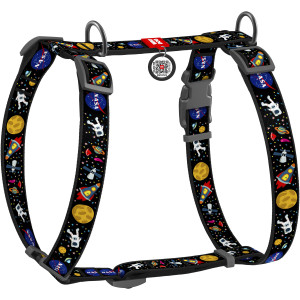 WAUDOG Nylon dog H-harness with QR-passport, 