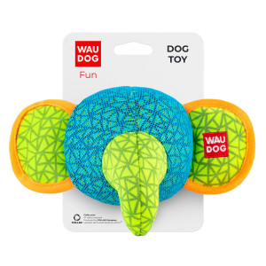 Іграшка для собак WAUDOG Fun, "Слон", Блакитна