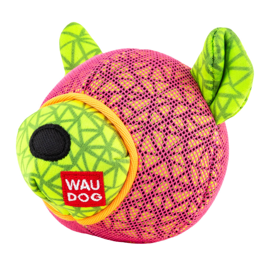 Іграшка для собак WAUDOG Fun, "Ведмідь", Рожева