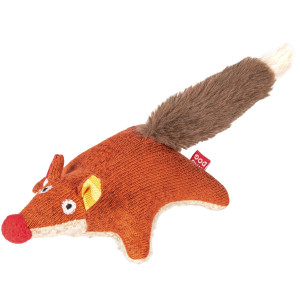 Игрушка для собак WAUDOG Fun Plush Лиса, трикотаж, 14 см