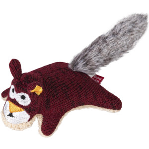 Игрушка для собак WAUDOG Fun Plush Белка, трикотаж, 9 см