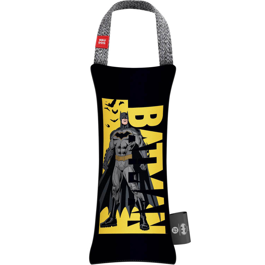Игрушка для собак WAUDOG Fun с пищалкой, рисунок "Тень Бэтмена"