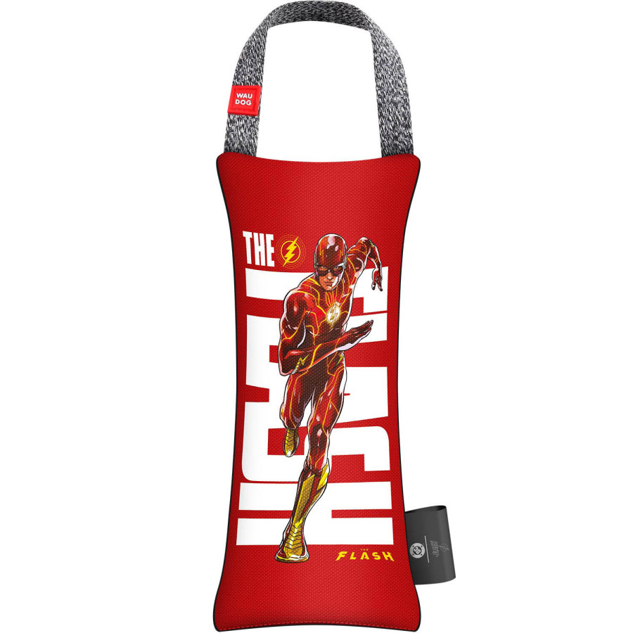 Іграшка для собак WAUDOG Fun з пискавкою, малюнок "Швидкість Флеша"