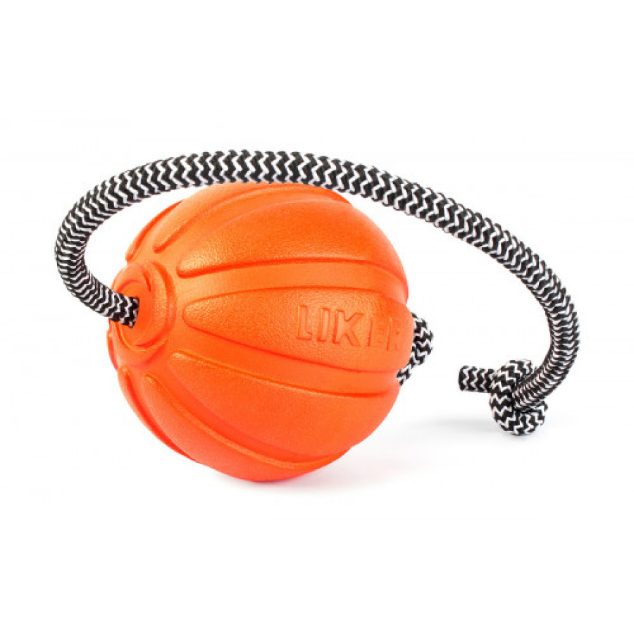 Liker Cord 7 - мячик со шнуром для собак мелких и средних пород