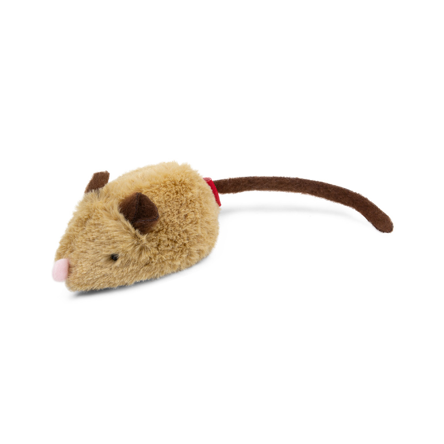 Іграшка для котів Інтерактивна мишка GiGwi speedy Catch штучне хутро, 9 см
