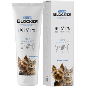 СУПЕРИУМ Блокер противопаразитарный шампунь для кошек и собак, 250 мл