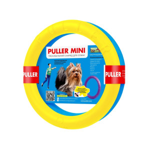 Тренировочный снаряд для собак PULLER Мini (диаметр 18 см), Смелость, Цвета свободы