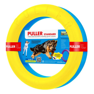 Тренировочный снаряд для собак PULLER Standard (диаметр 28 см), Смелость, Цвета свободы